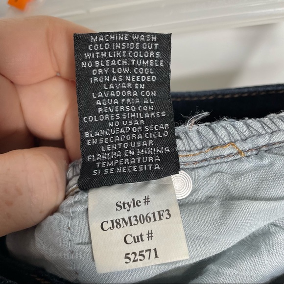 1877 distressed cropped denim jeans size 6 - Picture 9 of 9